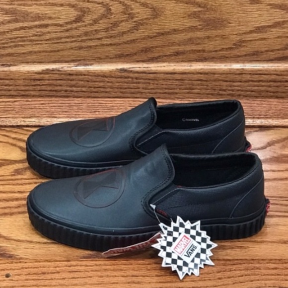 Vans Slip On Marvel Black Widow Black‎ Widow Shoes - Picture 3 of 6